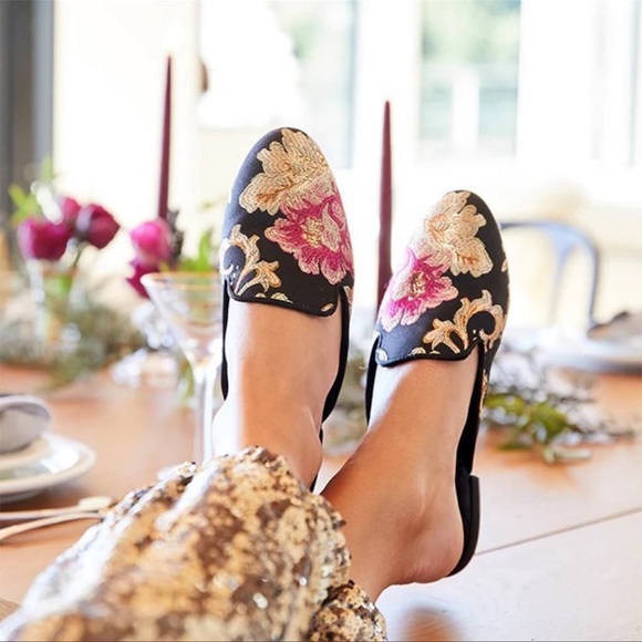 Birdies Phoebe Floral Flats - Picture 2 of 8